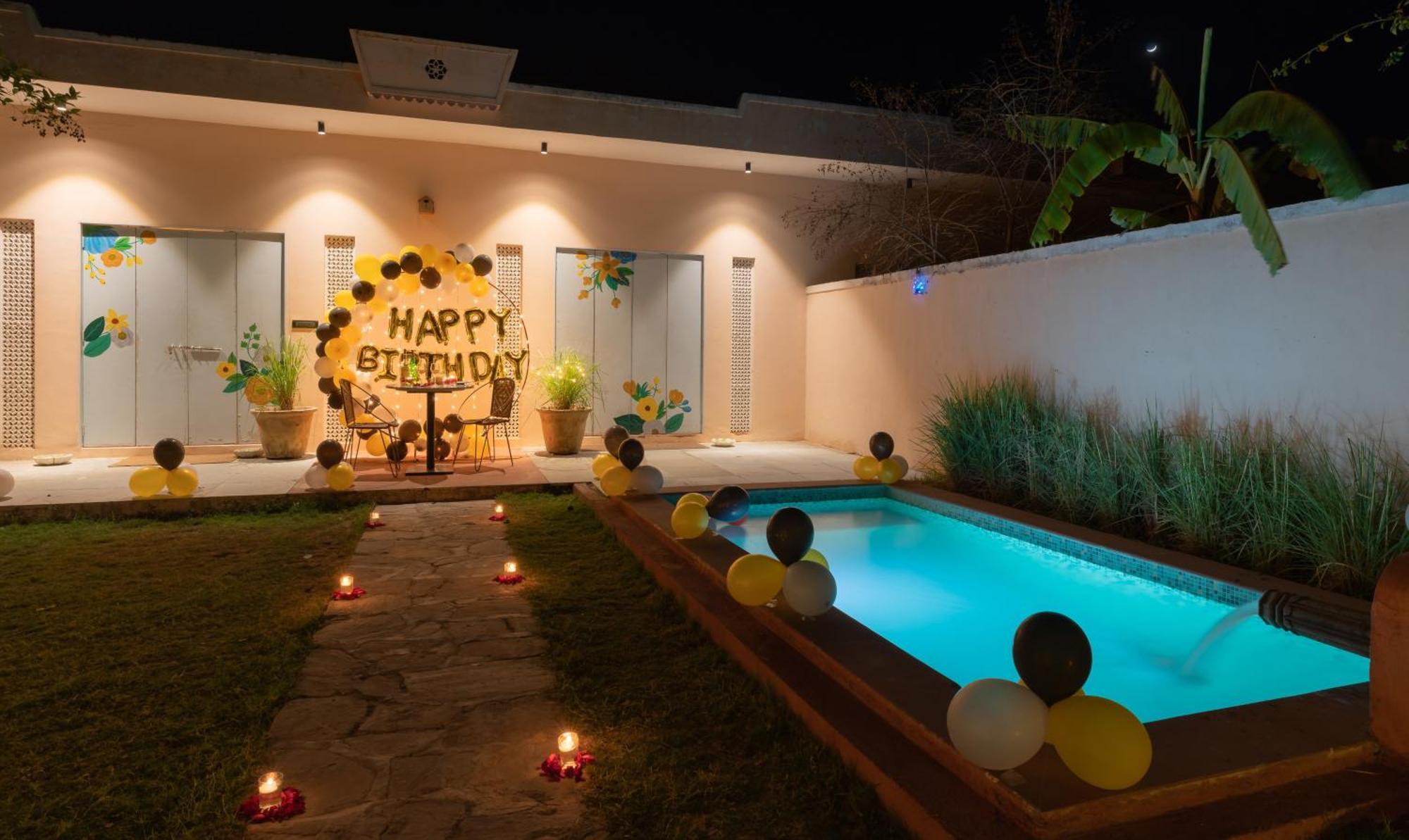 Parijat Private Pool Villa 1, 2 And 3 Bhk Udaipur Bagian luar foto
